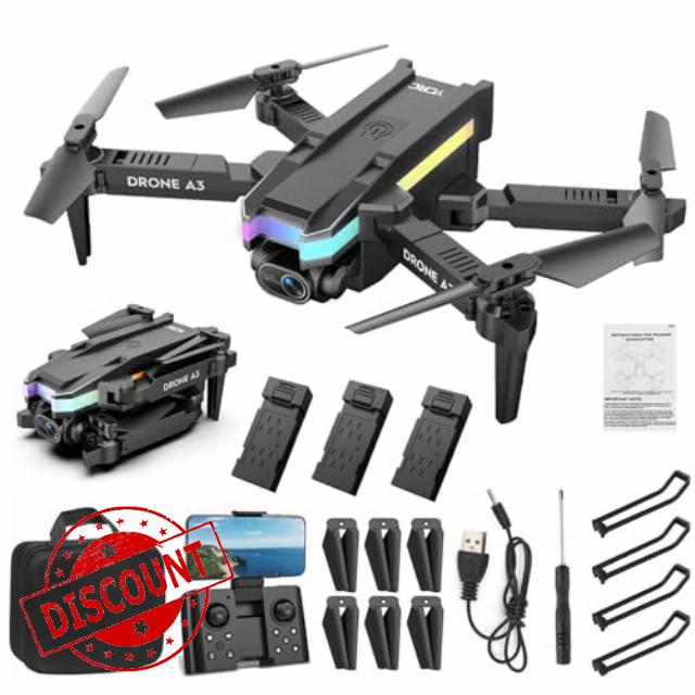 Generic Drone With Dual 4K HD FPV Camera - Newly Altitude Hold Headless Mode Start Speed Adjustment