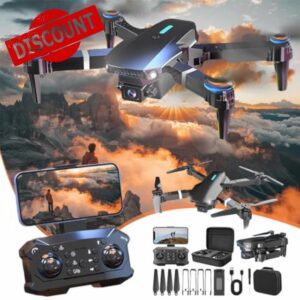 Aerial Photography Drone - Headless Mode Versatile Quadcopter with Altitude Hold - Remote Control Drone with Camera - Camera Drone - 1080P HD Foldable Drone for Beginners - Gift For Adult