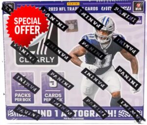 2023 Panini Clearly Donruss NFL Football HOBBY box (4 pks/bx)