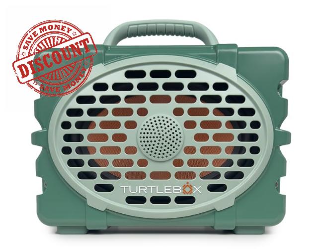 Turtlebox Gen 2: Loud! Outdoor Portable Bluetooth 5.0 Speaker | Rugged