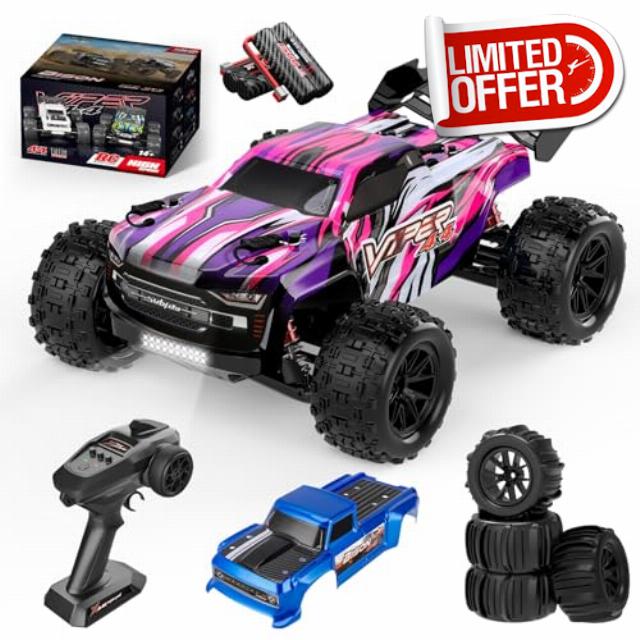 Brushless Fast RC Cars - 1/16 High Speed Remote Control Off-Road RC Drift Car