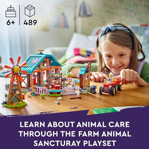 Playset with Tractor Toy for 6 Plus Year Old Girls