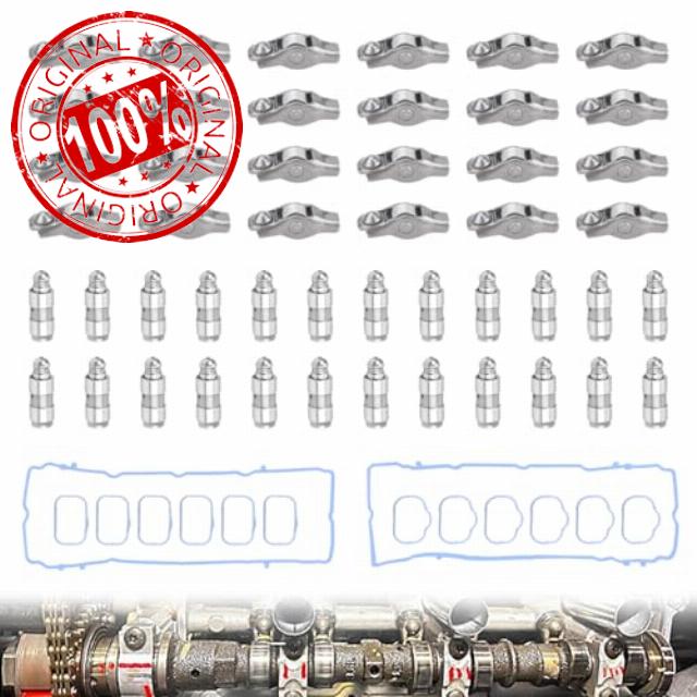 5184296AH 5184332AA Rocker Arms Valve Lifter Gasket Kit Compatible Chrysler 200 300 Dodge Challenger Charger Journey Avenger Jeep Grand Cherokee Ram Promaster 1500 2500 3500 3.6L (24 Pcs)
