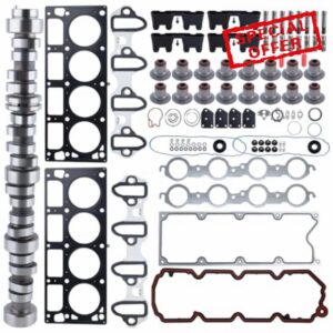 MISIOEK 5.3 AFM DOD Lifters Camshaft Kit Head Gasket Compatible with 2007-2013 Buick Chevy Avalanche Silverado Suburban Tahoe Trailblazer Envoy Sierra Yukon 5.3L V8 12595365
