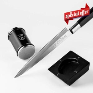 HADANA Rolling Knife Sharpener Tool Kit for Straight Edge - 360 Diamond Disc