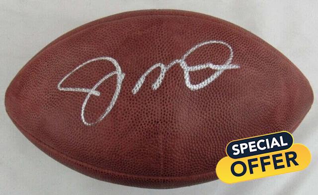 Joe Montana Signed Auto Autograph Wilson NFL Football JSA AS32230 - Autographed Footballs