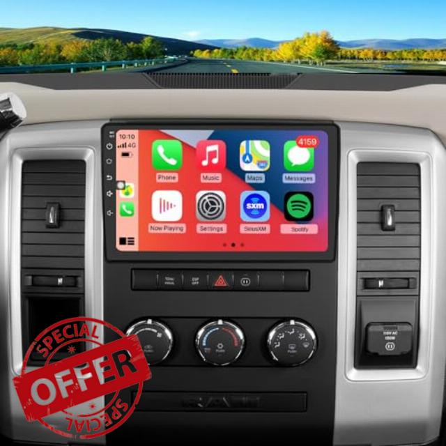 for Dodge RAM 1500 2500 3500 Radio Upgrade 2009 2010 2011 2012