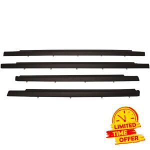 4 PCS Outside Window Weatherstrip Seal Compatible with Toyota Sequoia 2001-2007