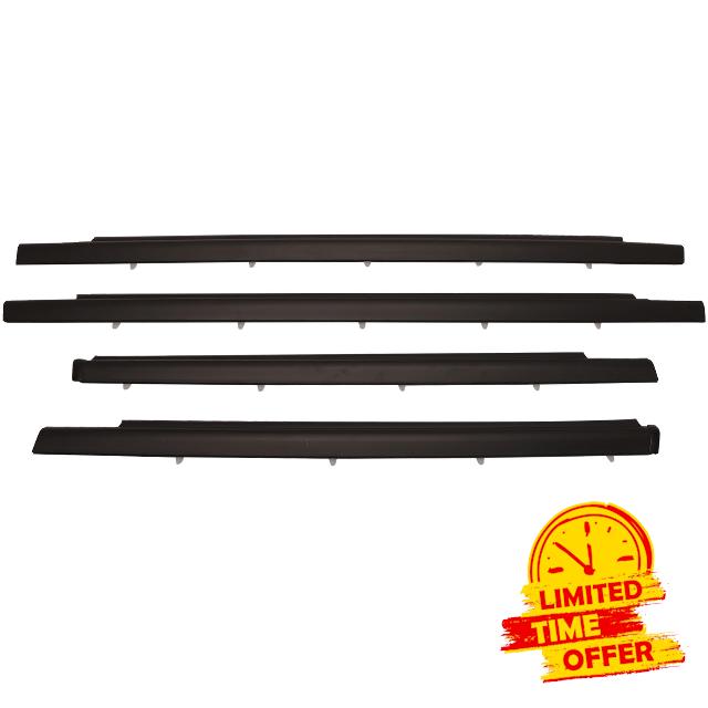4 PCS Outside Window Weatherstrip Seal Compatible with Toyota Sequoia 2001-2007