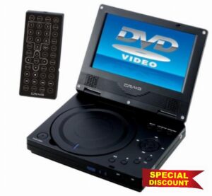 GPX 7 Portable DVD Player with Remote