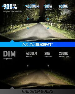 2024 Upgraded 900% Ultra Bright H7 LED Bulbs 6500K Cool White