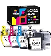 Hookink LC422 LC 422 Ink Cartridge Multipack Compatible for Brother LC-422 LC-422XL LC-422XLVAL I...