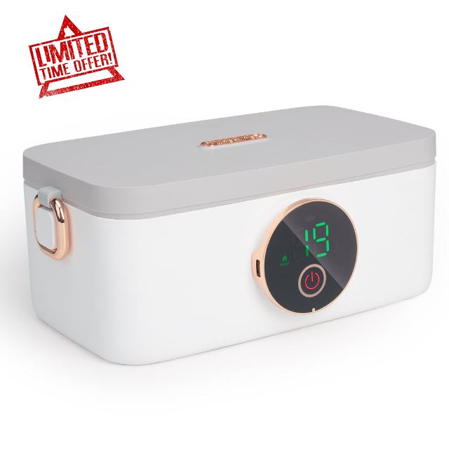 Self Heating Lunch Box – Portable Cordless Heated Lunch Box Battery Powered