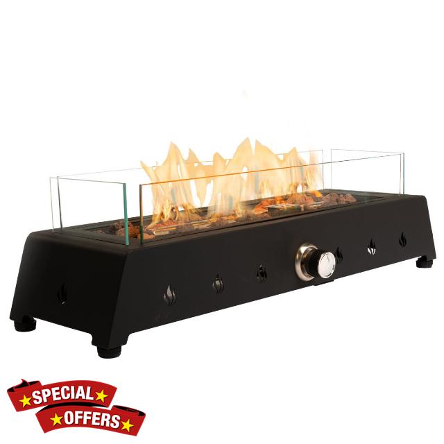 SENJOYS 28'' Tabletop Fire Pit Table