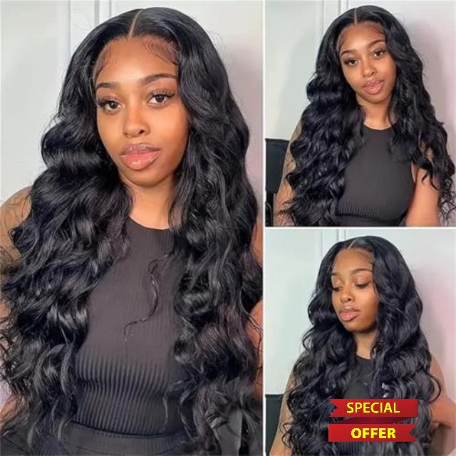 Generic Long Black Wigs for Women