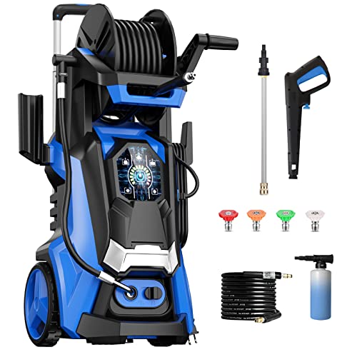 4 Nozzles and 500ml Foam Cannon Power Washer Cleaning for Patio