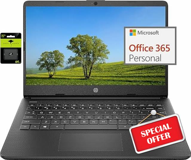 HP Newest 14" Ultral Light Laptop for Students and Business