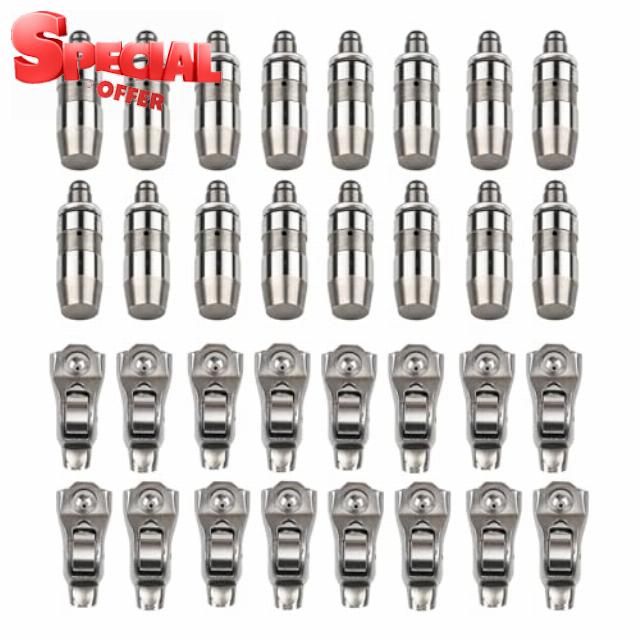 Rocker Arm and Valve lifter Lash Adjuster Kit Compatible with Chrysler Aspen Dodge Ram Nitro Durango Dakota Jeep Liberty Grand Cherokee Commander 3.7L 4.7L Replacement for 53020742AC 53021077