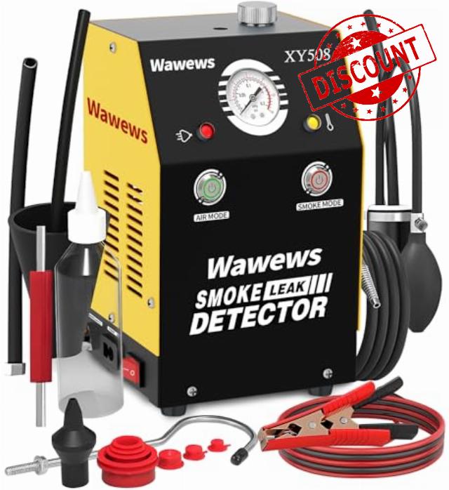 Wawews Smoke Machine Automotive Leak Detector