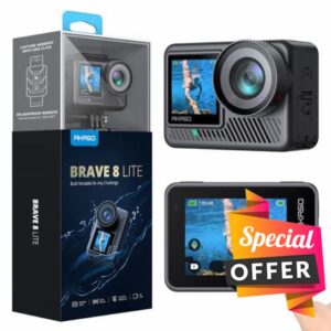 AKASO Brave 8 Lite Waterproof Action Camera with 4K60 Ultra HD Video