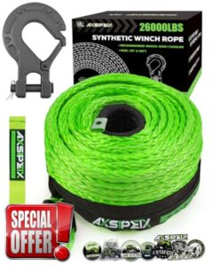 AXSIPEIX Synthetic Winch Rope Kit