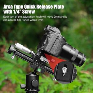 Quick Adjustment Close-Up and Macro Photography Precise Focus Rail