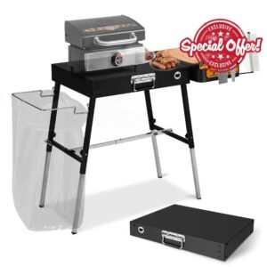 Ueiticsk Outdoor Folding Grill Table