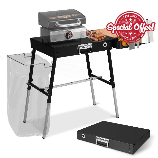 Ueiticsk Outdoor Folding Grill Table