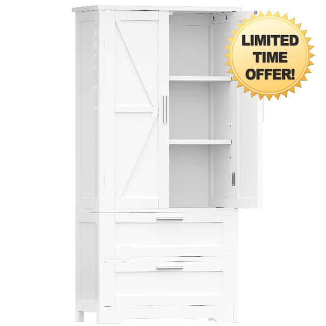 Keehusux Bathroom Storage Cabinet