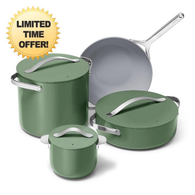 Caraway Cookware+ Collection - Specialty Cookware Set - Petite Cooker