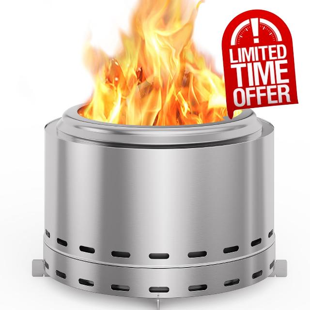 ROOMTEC 27" Smokeless Outdoor Fire Pit