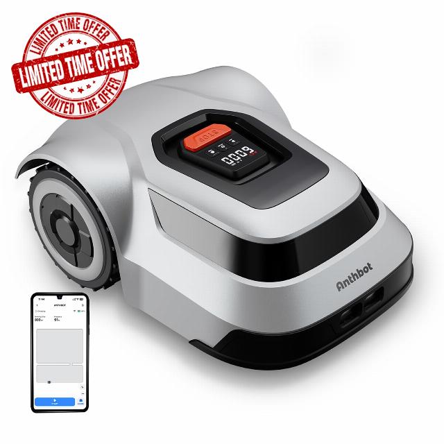 Robot Lawn Mower Automatic Remote - 1/4 Acre with C-TOF Global Localization Tech