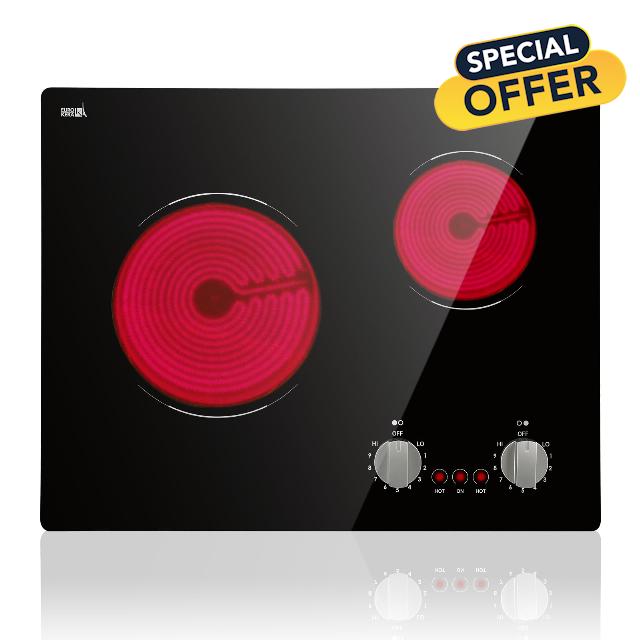 Electric Cooktop 2 Burner