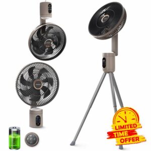 YOKEKON Oscillating Standing Outdoor Fan for Patio