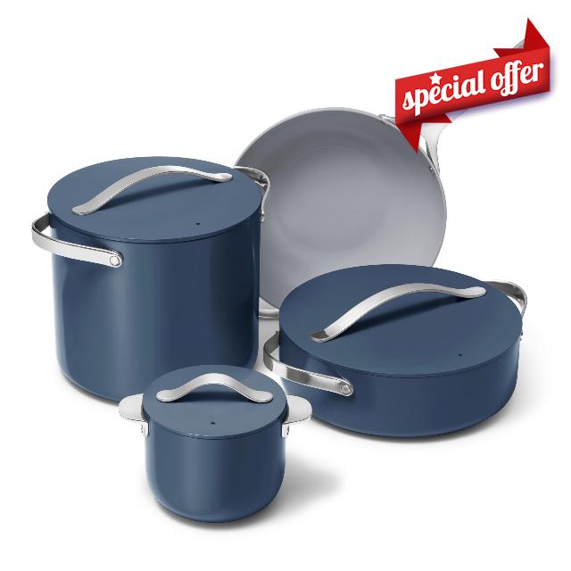 Caraway Cookware+ Collection - Specialty Cookware Set - Petite Cooker