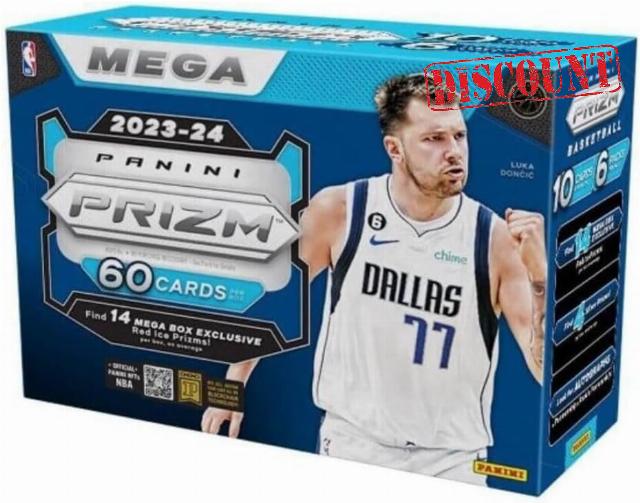 2023-24 Panini Prizm Basketball Mega Box (60 Cards/Box) Red Ice 2023-24 Panini Prism Basketball Mega Box (Pack of 60)