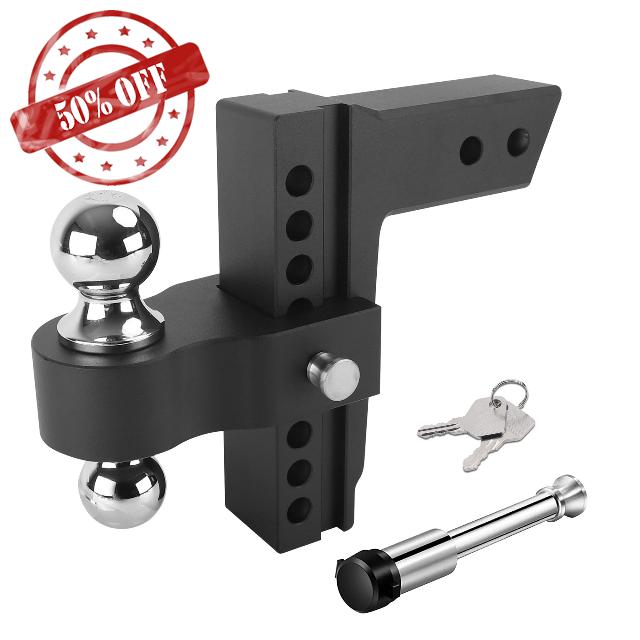 YIZBAP Black Adjustable Trailer Hitch