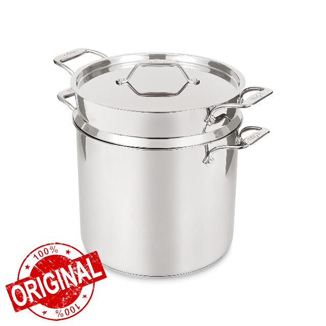 All-Clad Simply Strain Stainless Steel Stockpot