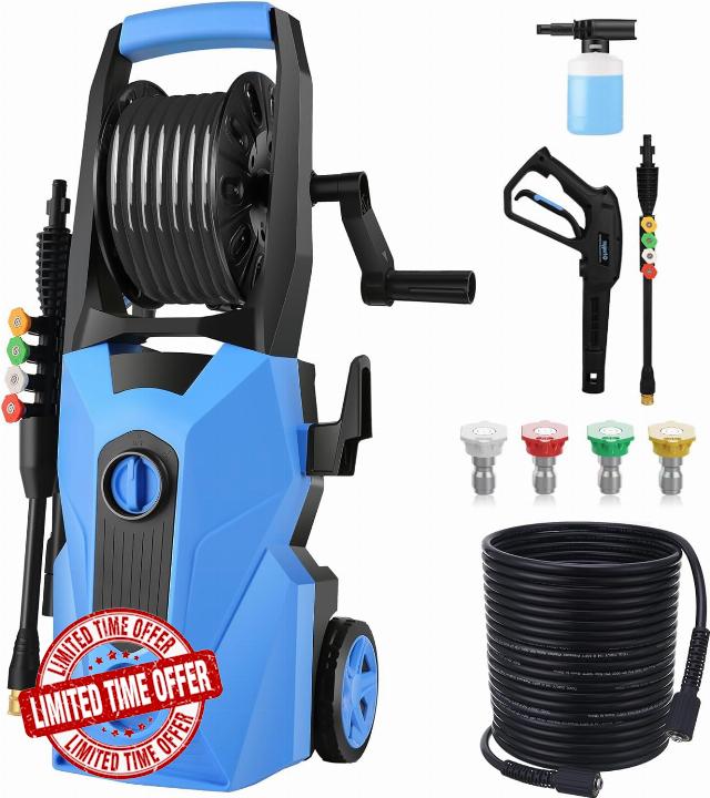 Huanherad 4000PSI Pressure Washer 2024 Newest 4.0GPM High Power Washer Professional Electric Pressure Power Washer with 33ft Pressure Hose
