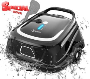 (2024 Upgraded) A1 Cordless Robotic Pool Cleaner with 4 Cleaning Cycles