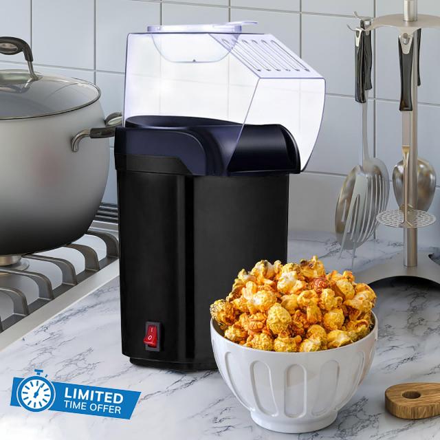 High Power Popcorn Maker - Electric Popcorn Maker with Measuring Cup - Popcorn Maker with Fast Making Popcorn - Multipurpose Popcorn Maker for Home