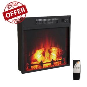 TRONLEE 18 Inches Electric Fireplace Insert