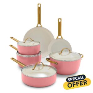 GreenPan Reserve 10 Piece Cookware Pots and Pans Set