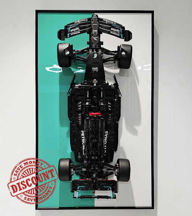 Display Wallboard for Lego Technic 42171 Mercedes-AMG F1 W14 E Performance Race Car