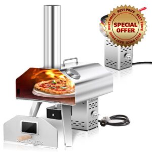 2-in-1 Outdoor Pizza Oven