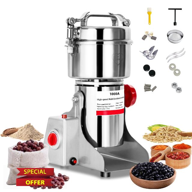 1000g Grain Mill Grinder Electric