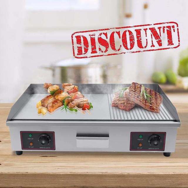 Commercial Electric Countertop Griddle