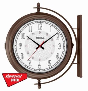 Bulova Town Crier Double Sided Outdoor Clock