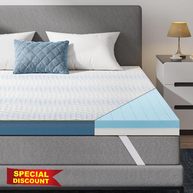 VISCOFLEX Full Size Mattress Topper 4 Inch
