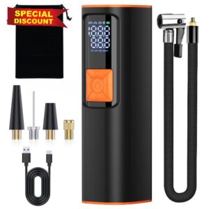 Vonaural Tire Inflator Portable Air Compressor 150PSI Air Pump for Car Tires